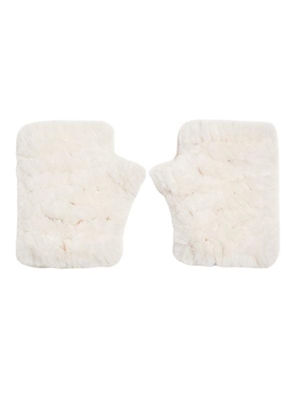 Mandy Mittens Ivory