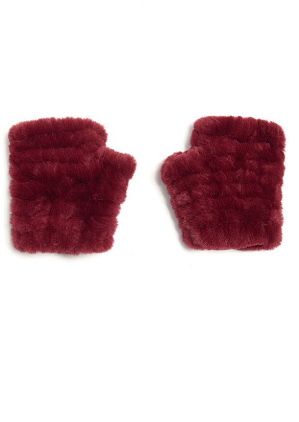 Mandy Mittens Burgundy