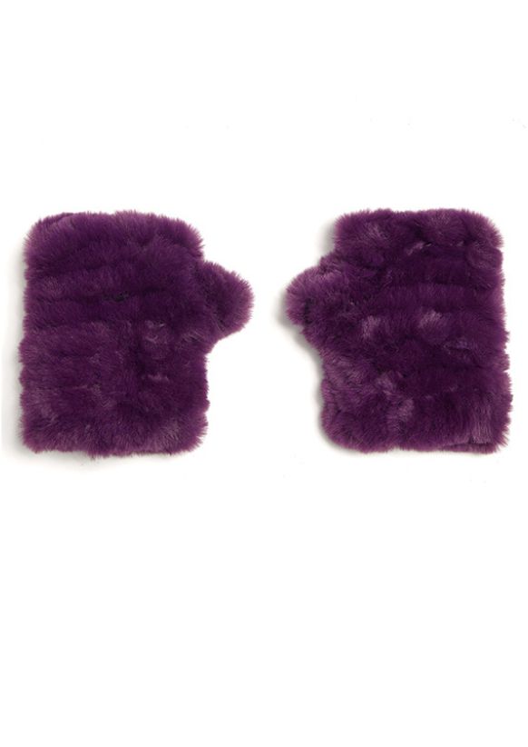 Mandy Mittens Plum