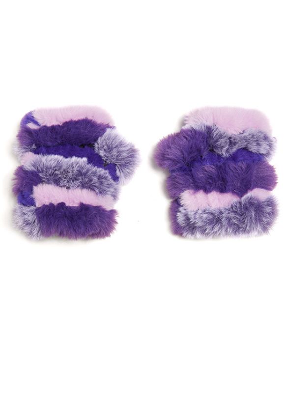 Multi Mandy Mittens Purple