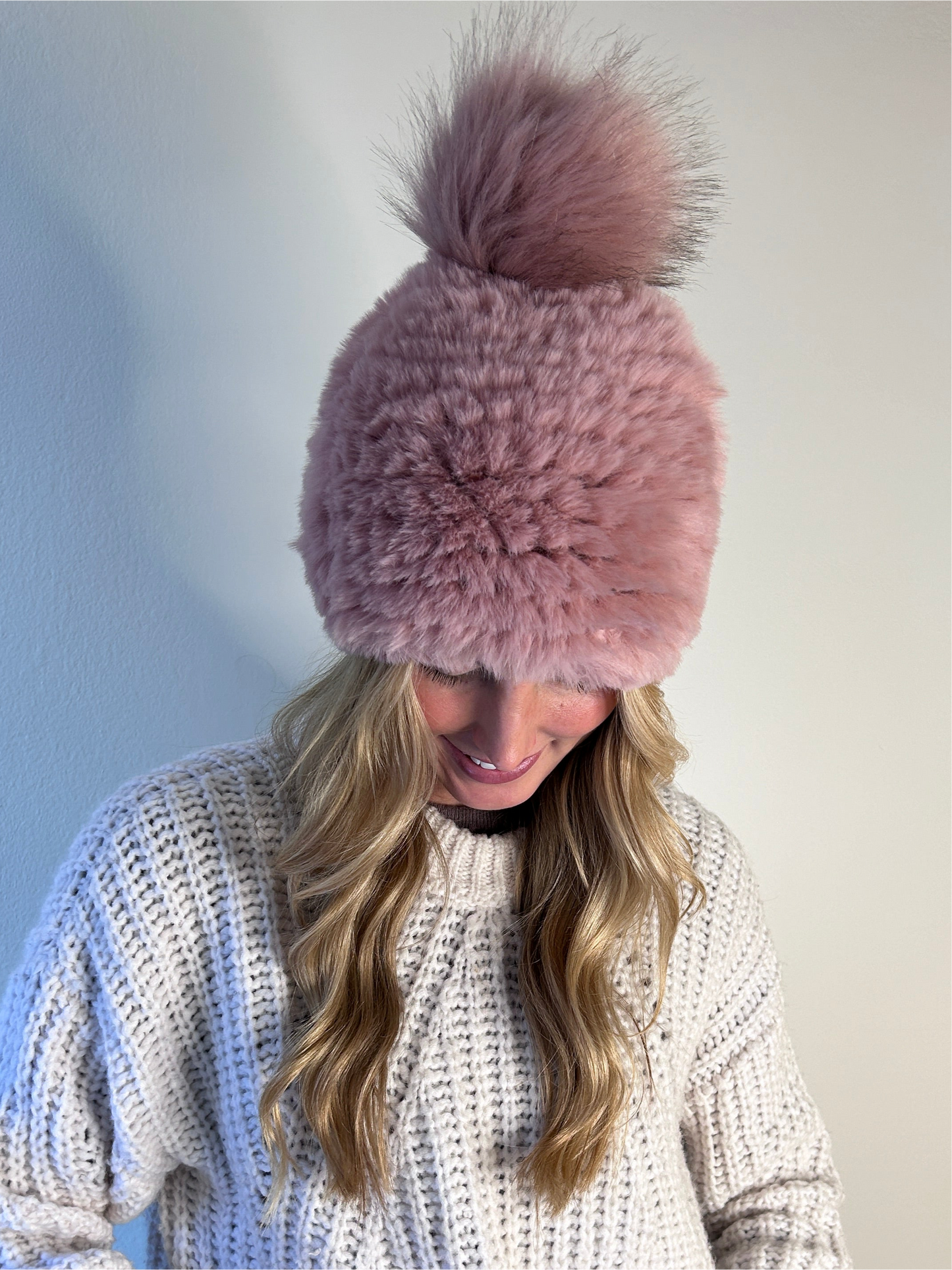 The Superfluff Hat- Blush
