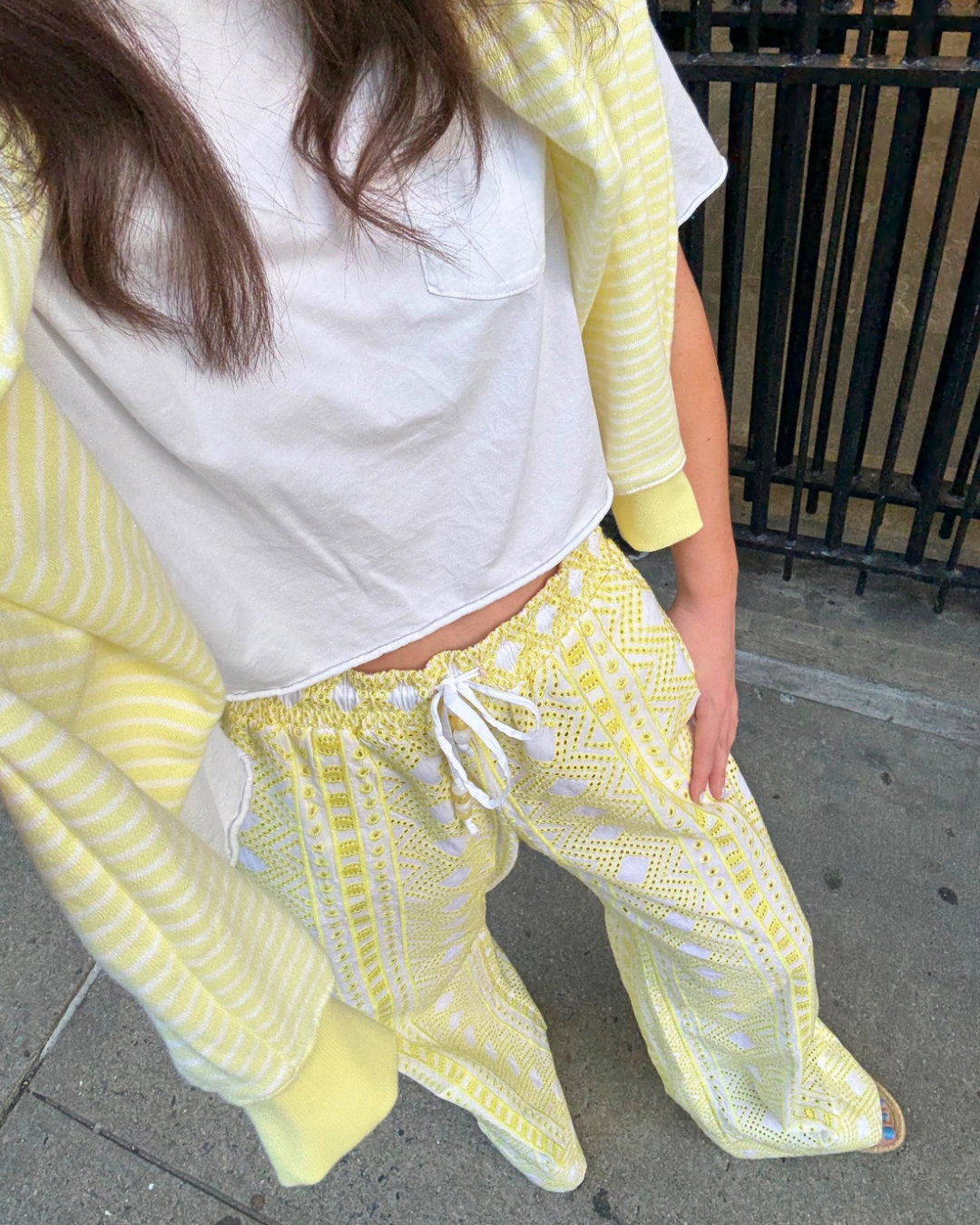 The Capri Eyelet Pants