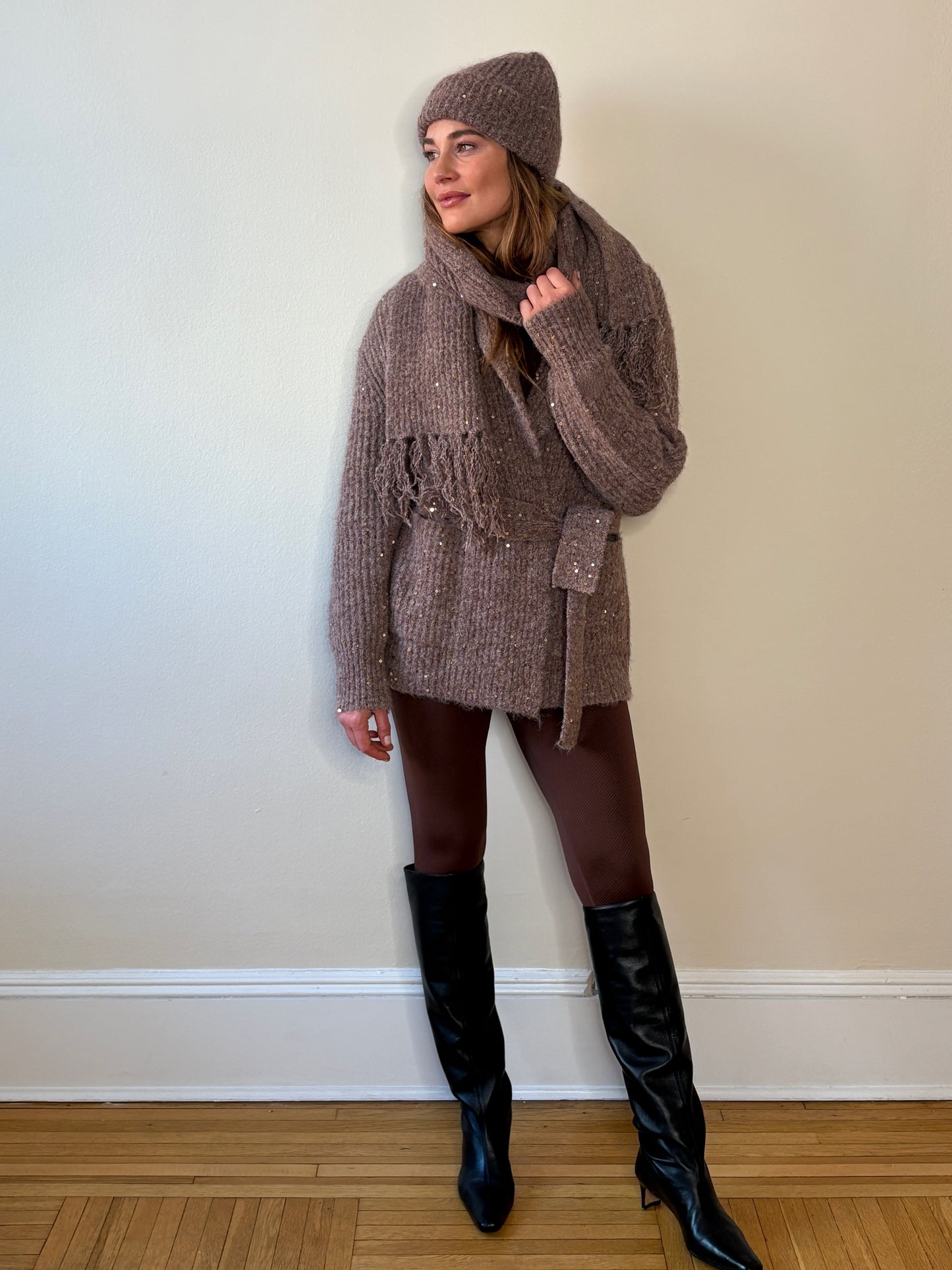 The Farrah Belted Cardigan