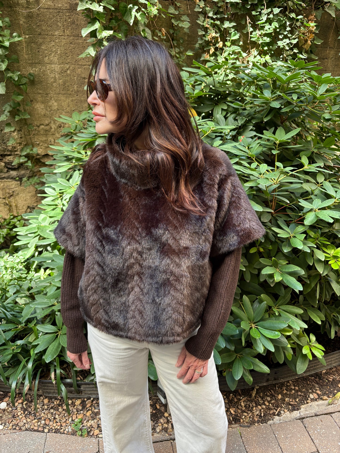 The Stanwyck Pullover Sweatshirt with Knit Sleeves