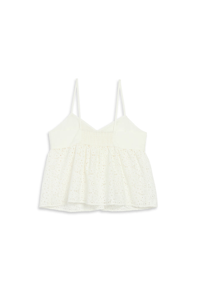 The Amagansett White Cami Top