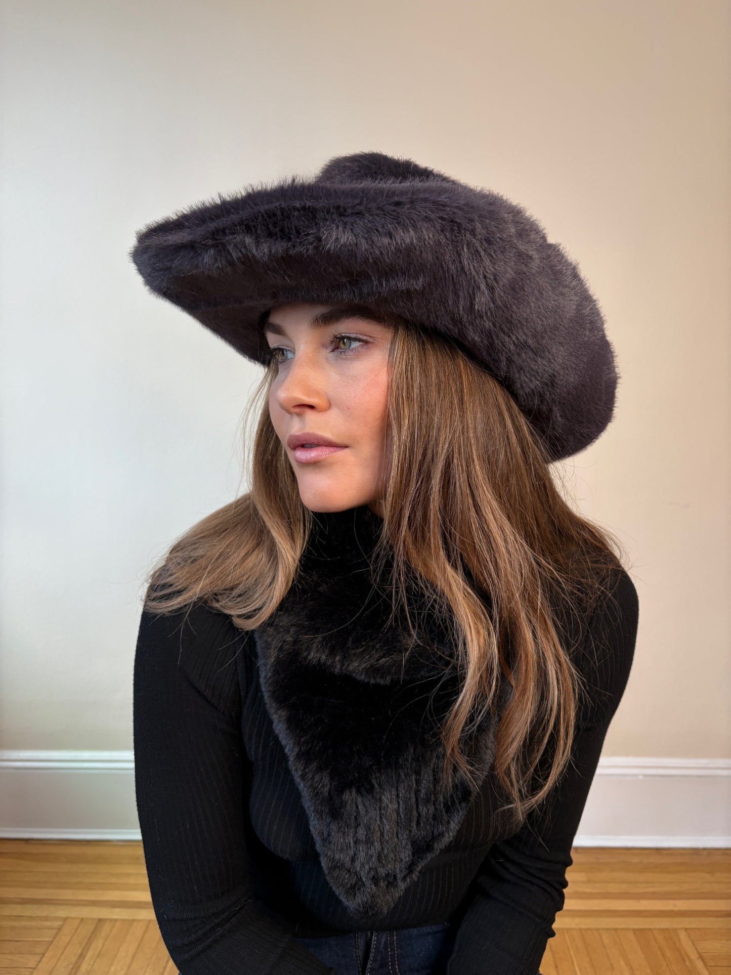 The Carter Faux Fur Bandana