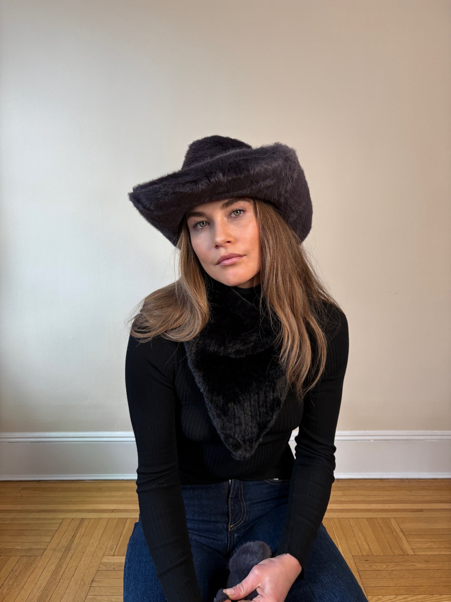 The Carter Faux Fur Bandana
