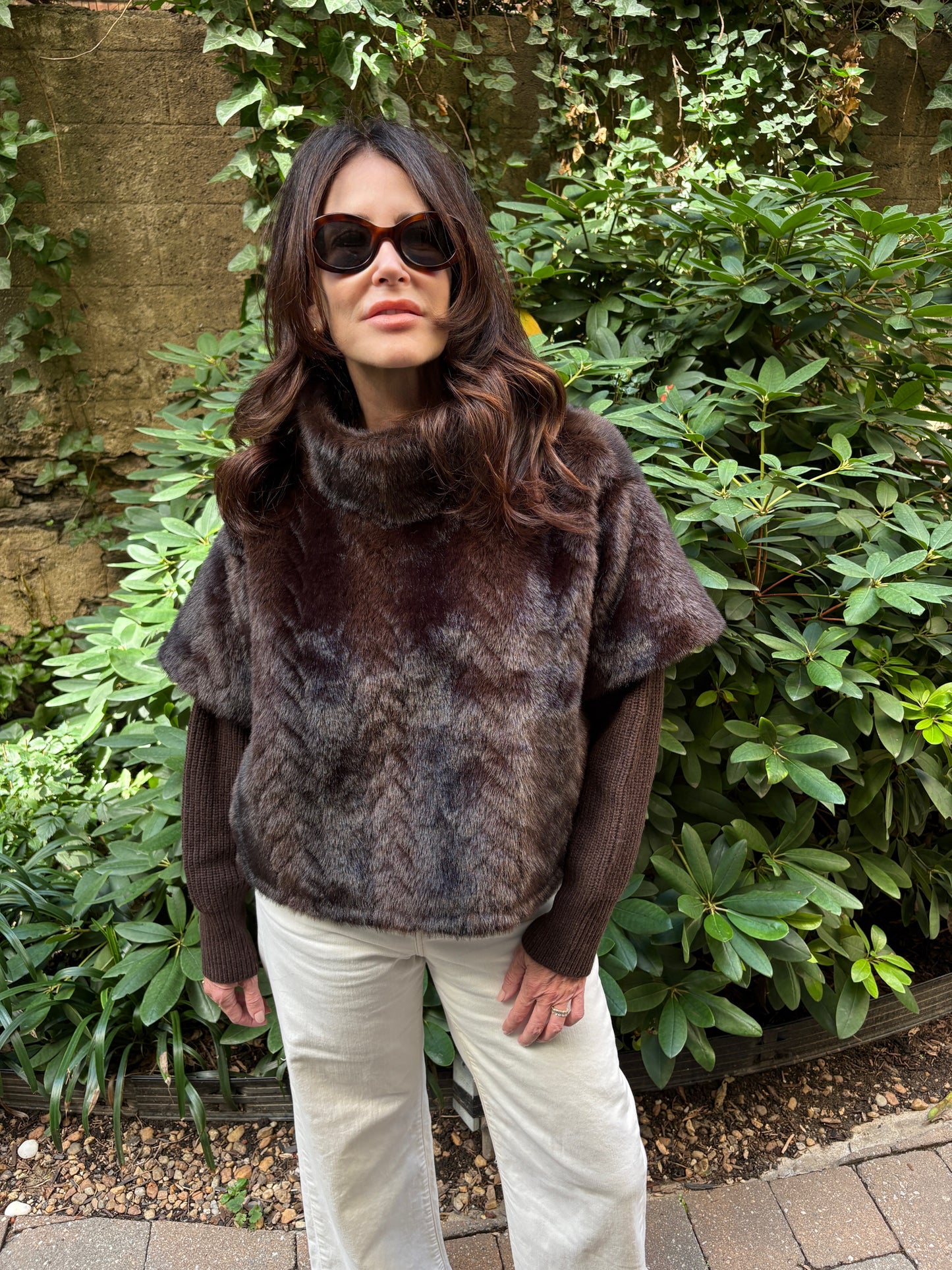 The Stanwyck Pullover Sweatshirt with Knit Sleeves