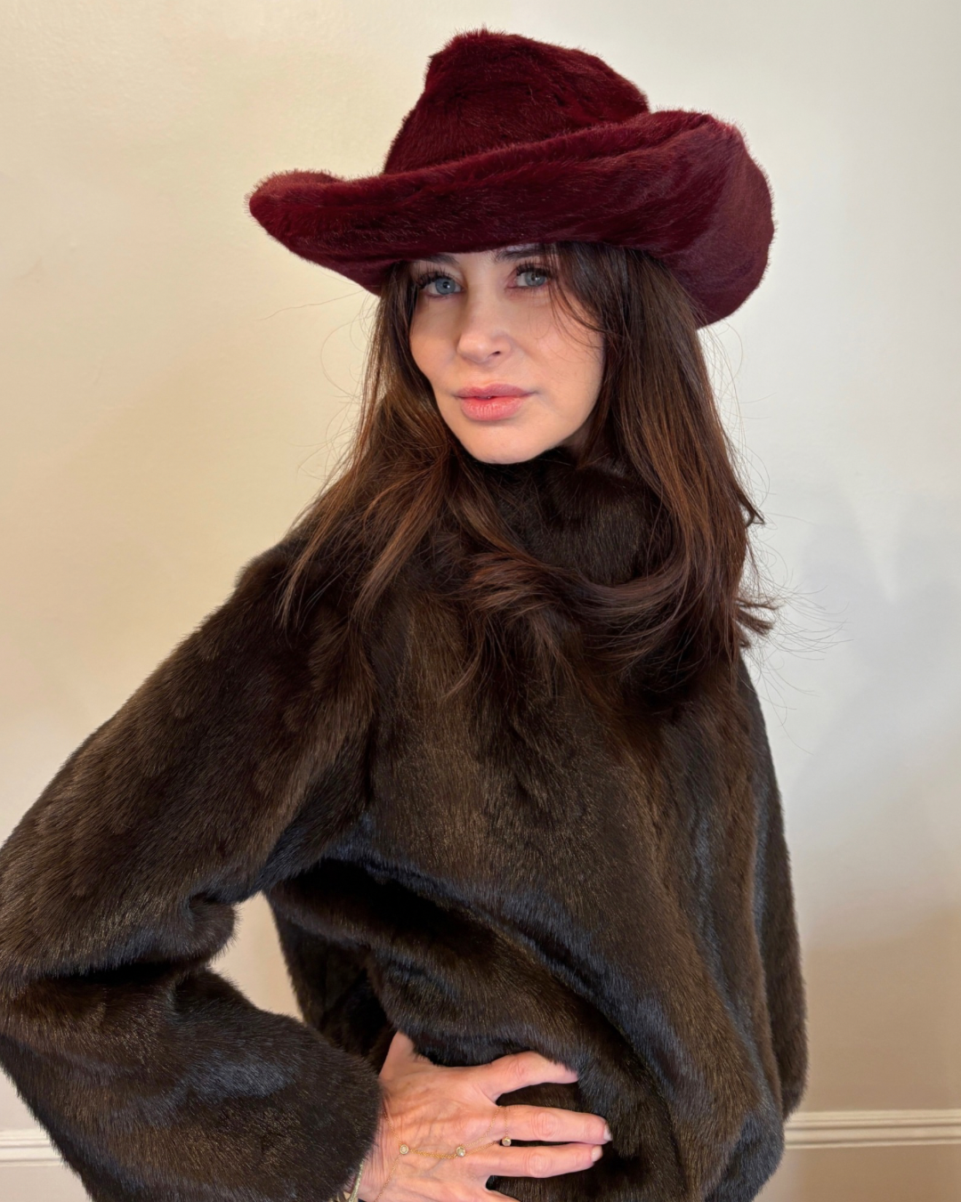 The Carter Cowboy Hat Burgundy