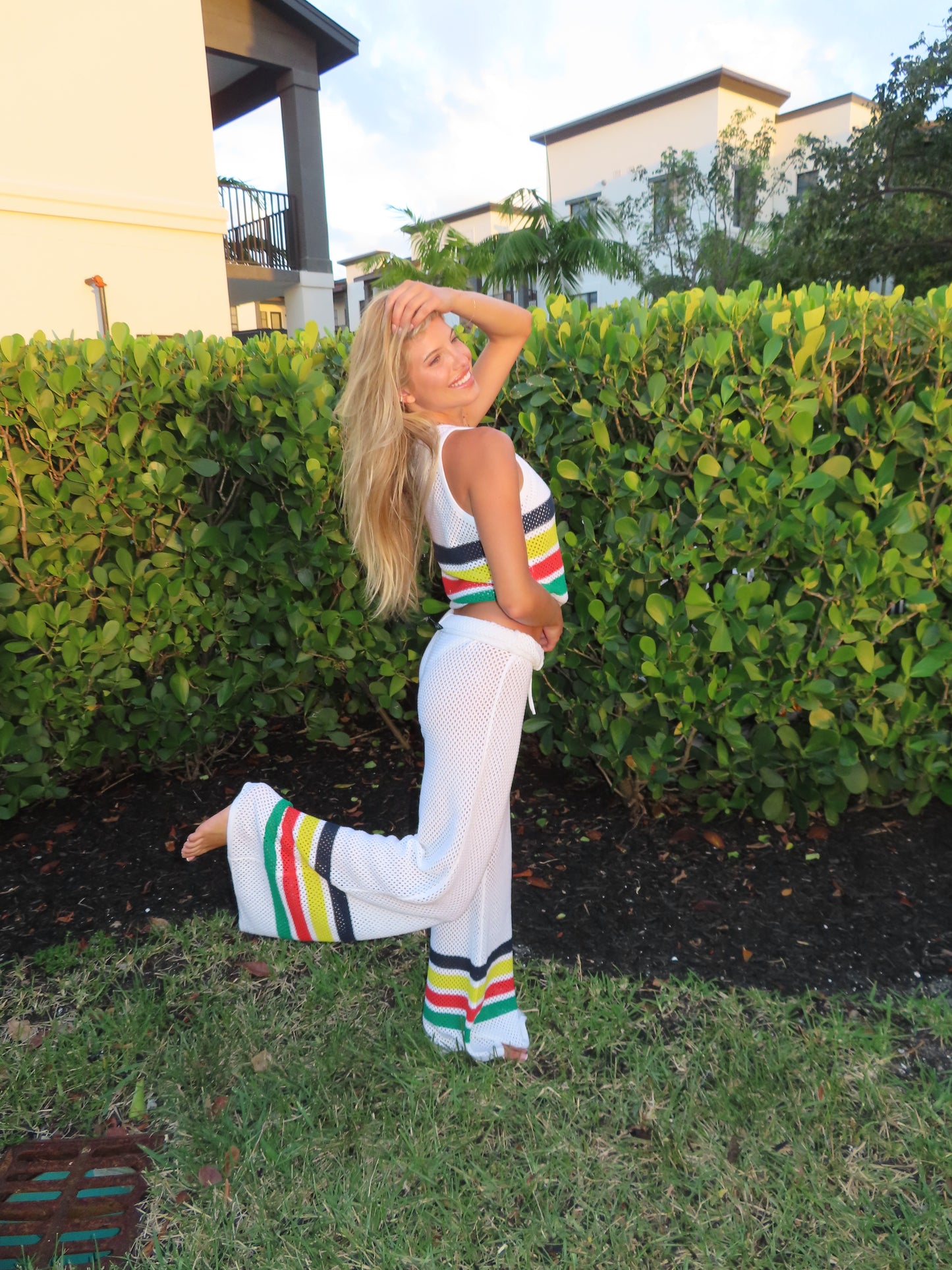The Grenada Knit Striped Tank