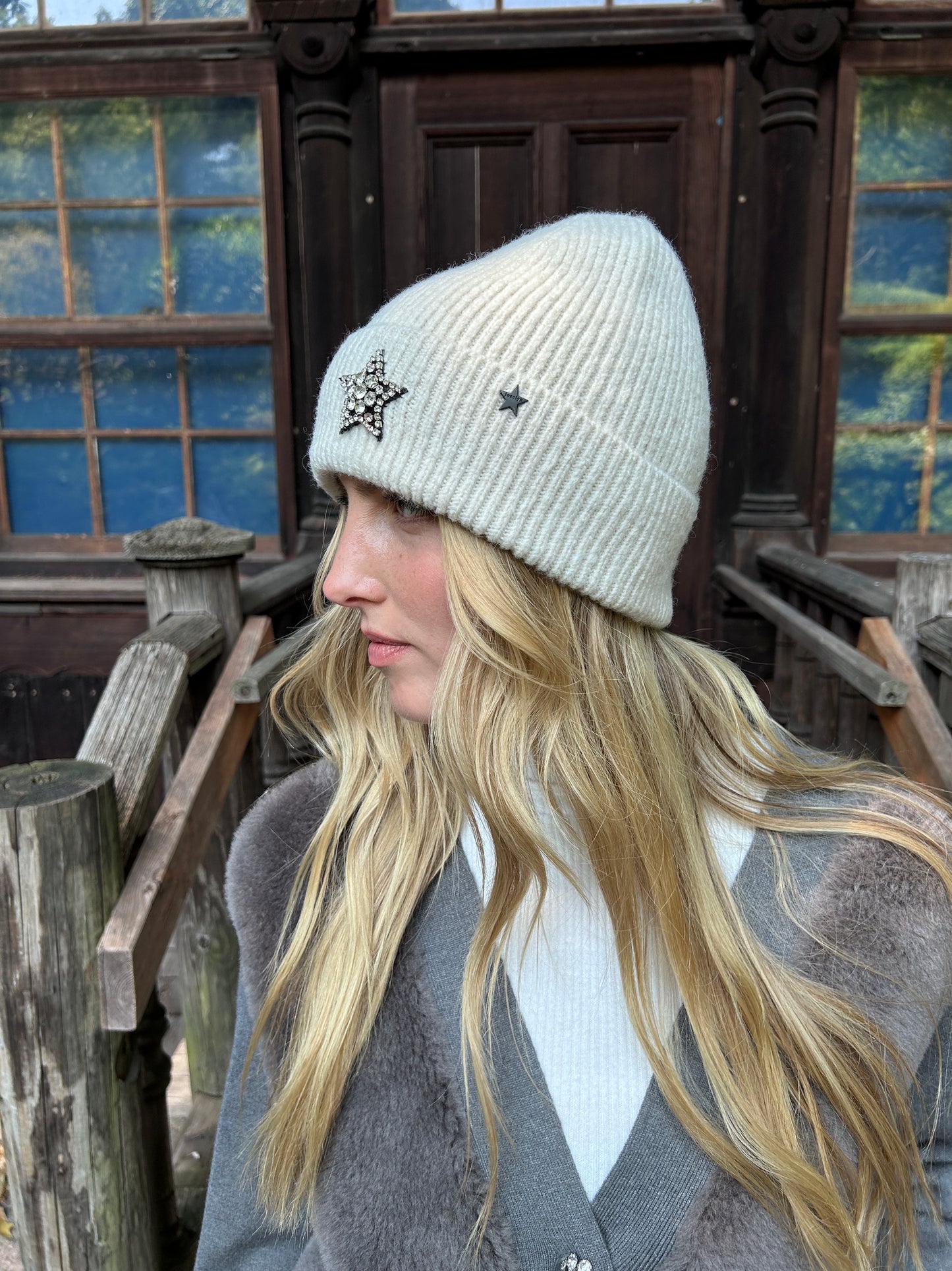The Ivory Moonlight Knit Hat