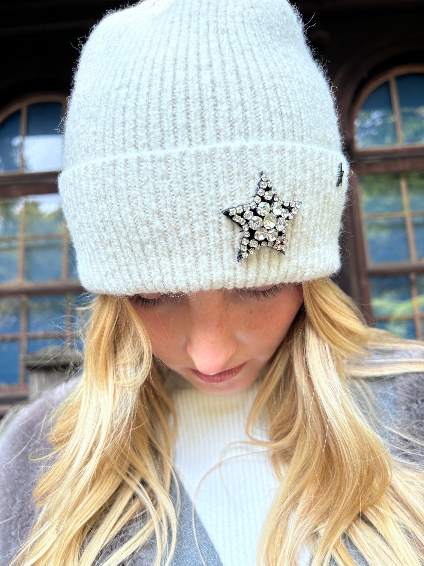 The Ivory Moonlight Knit Hat