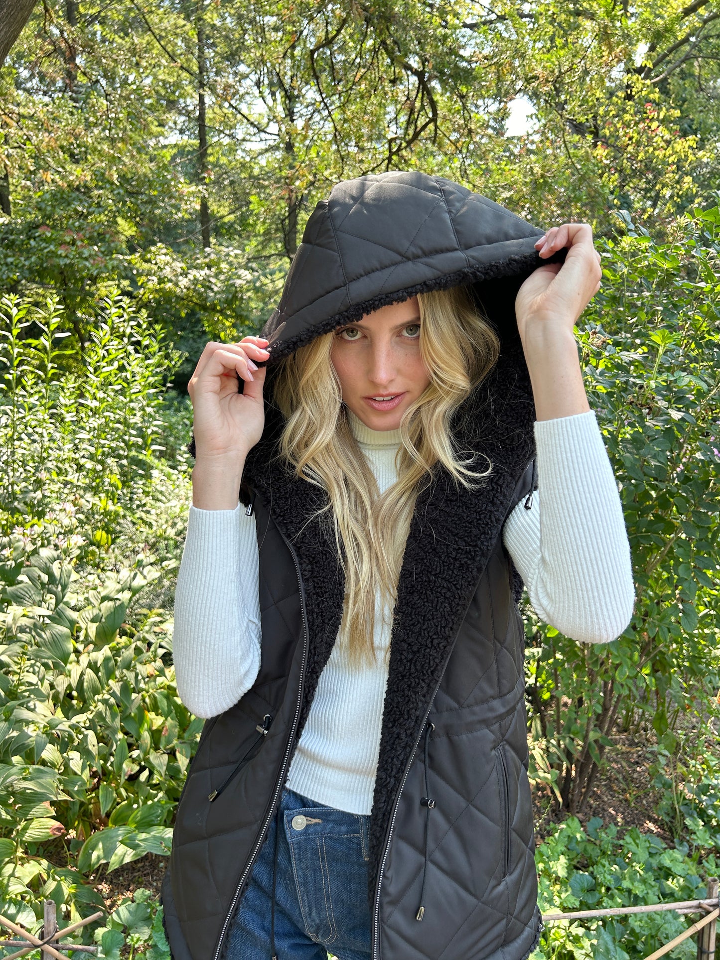 The Nell Sherpa/Quilted Vest