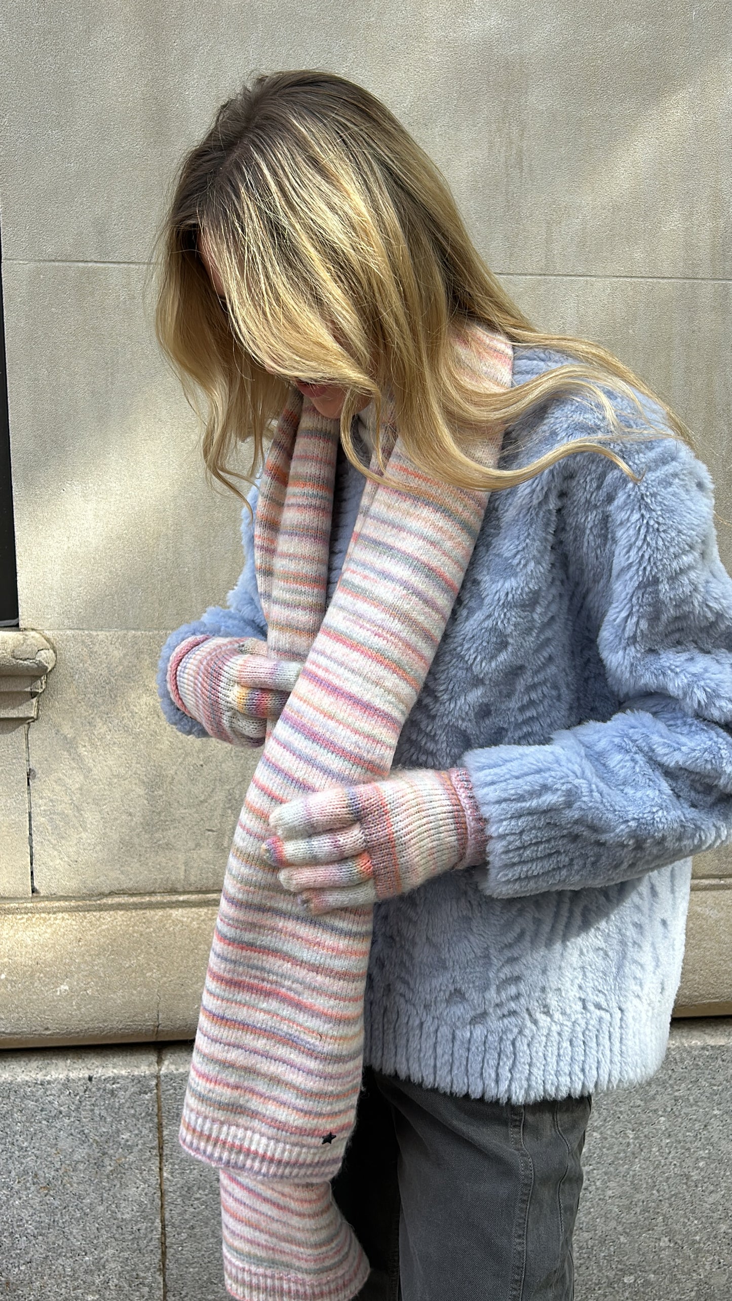 The Cortina Cardi Coat Light Blue