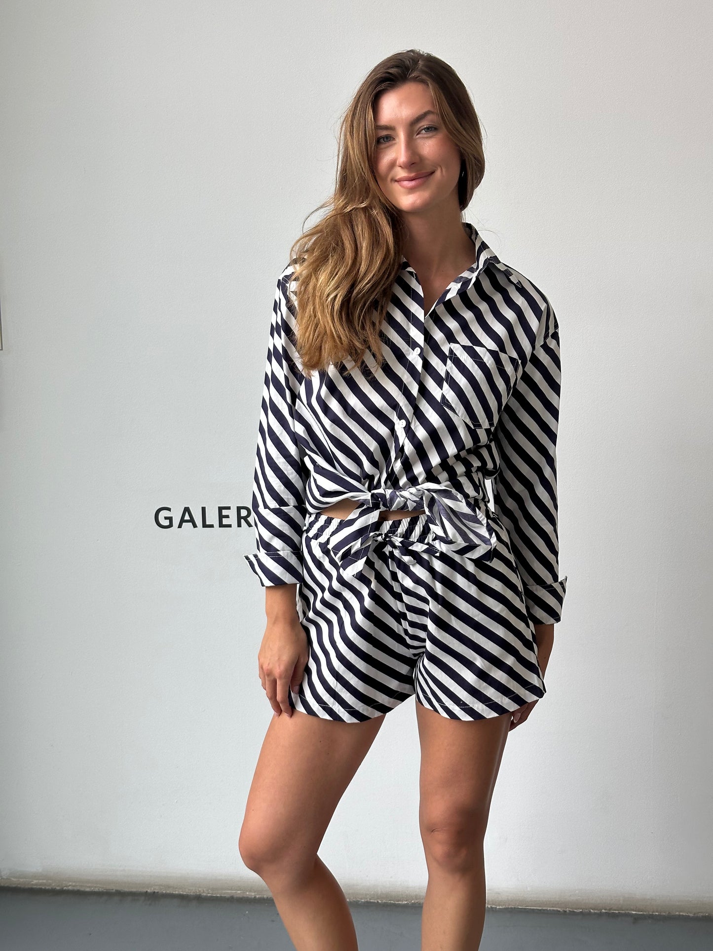 The St. Tropez Printed Stripe Shorts