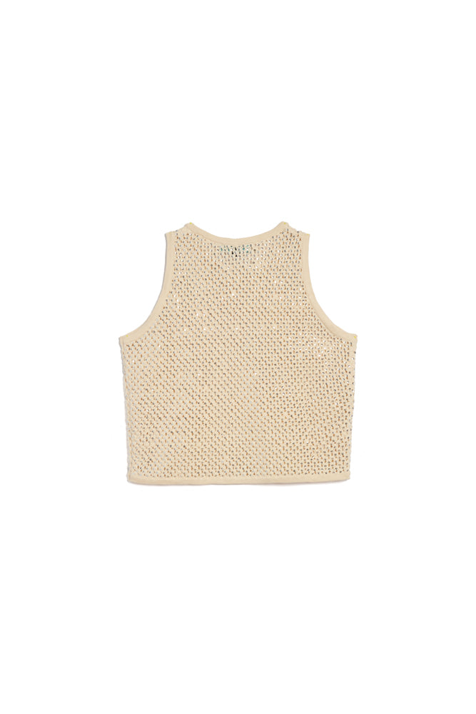 The Comporta Knit Tank with Sequins