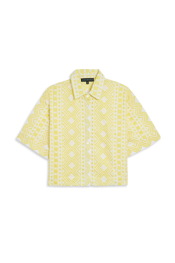 The Capri Eyelet Camp Shirt
