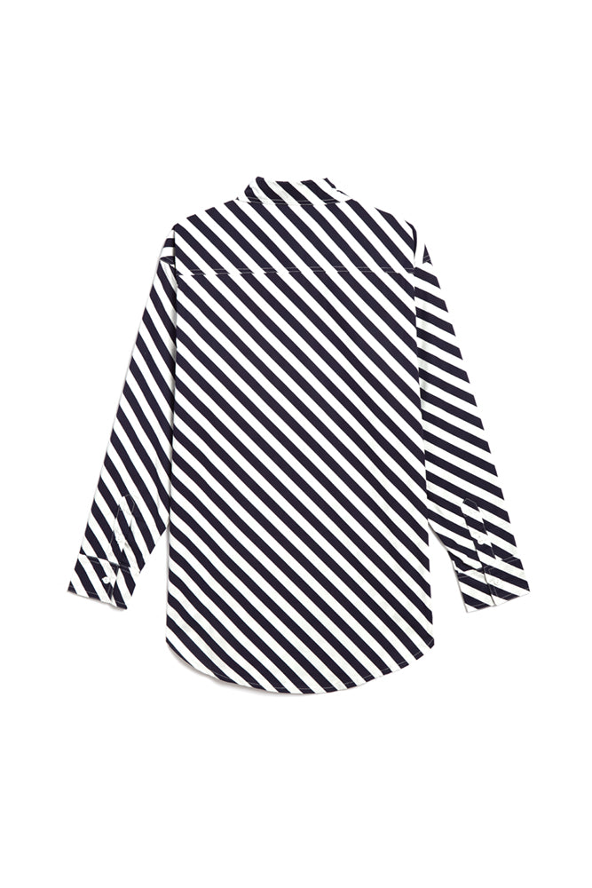 The St. Tropez Striped Oversized Shirt