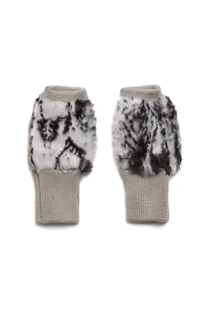 Buffalo Mittens Grey