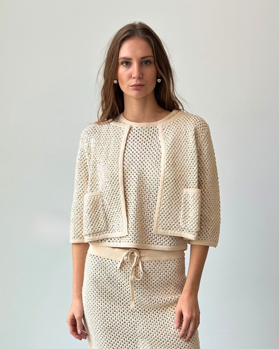 The Comporta Knit Tank with Sequins