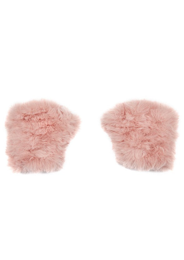 Puff Mittens Blush