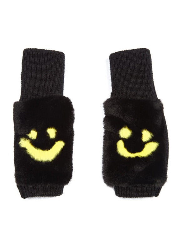 Snow Happy Texty Time Mittens