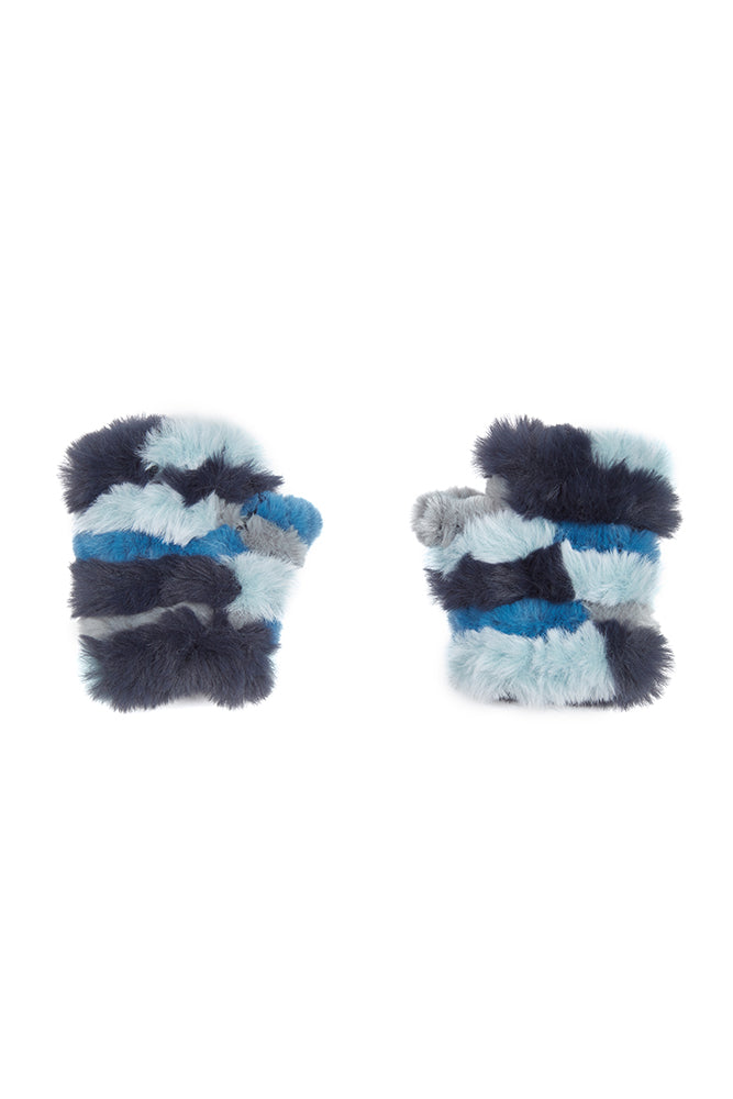Mandy Mittens Blue Multi