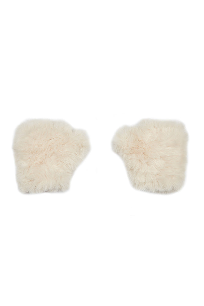 The Superfluff Mittens- Ivory