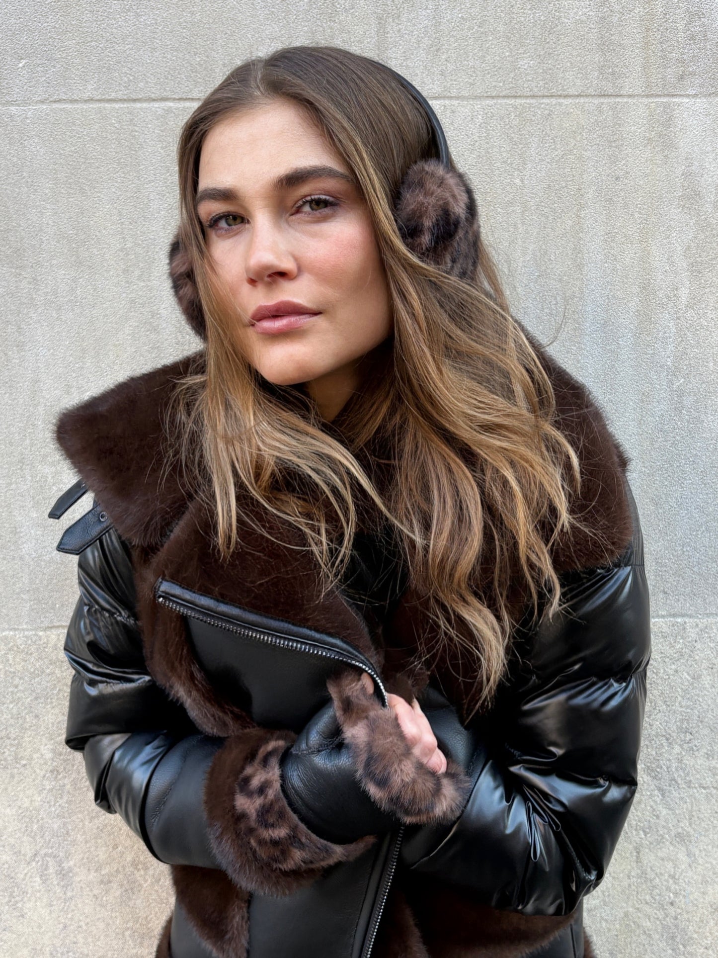 The Sedgwick Leopard Earmuffs