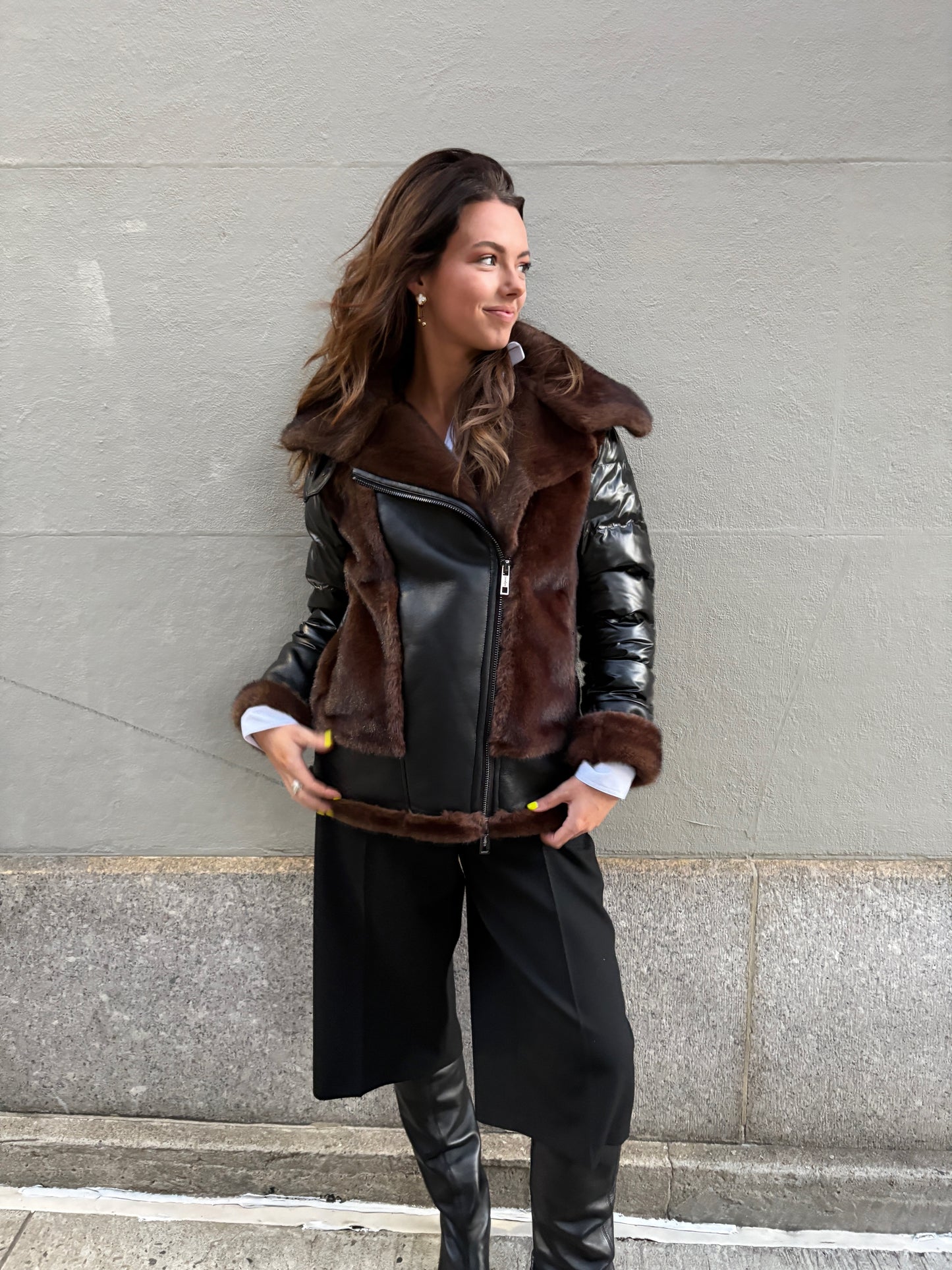 The Sedgwick Faux Mink Jacket