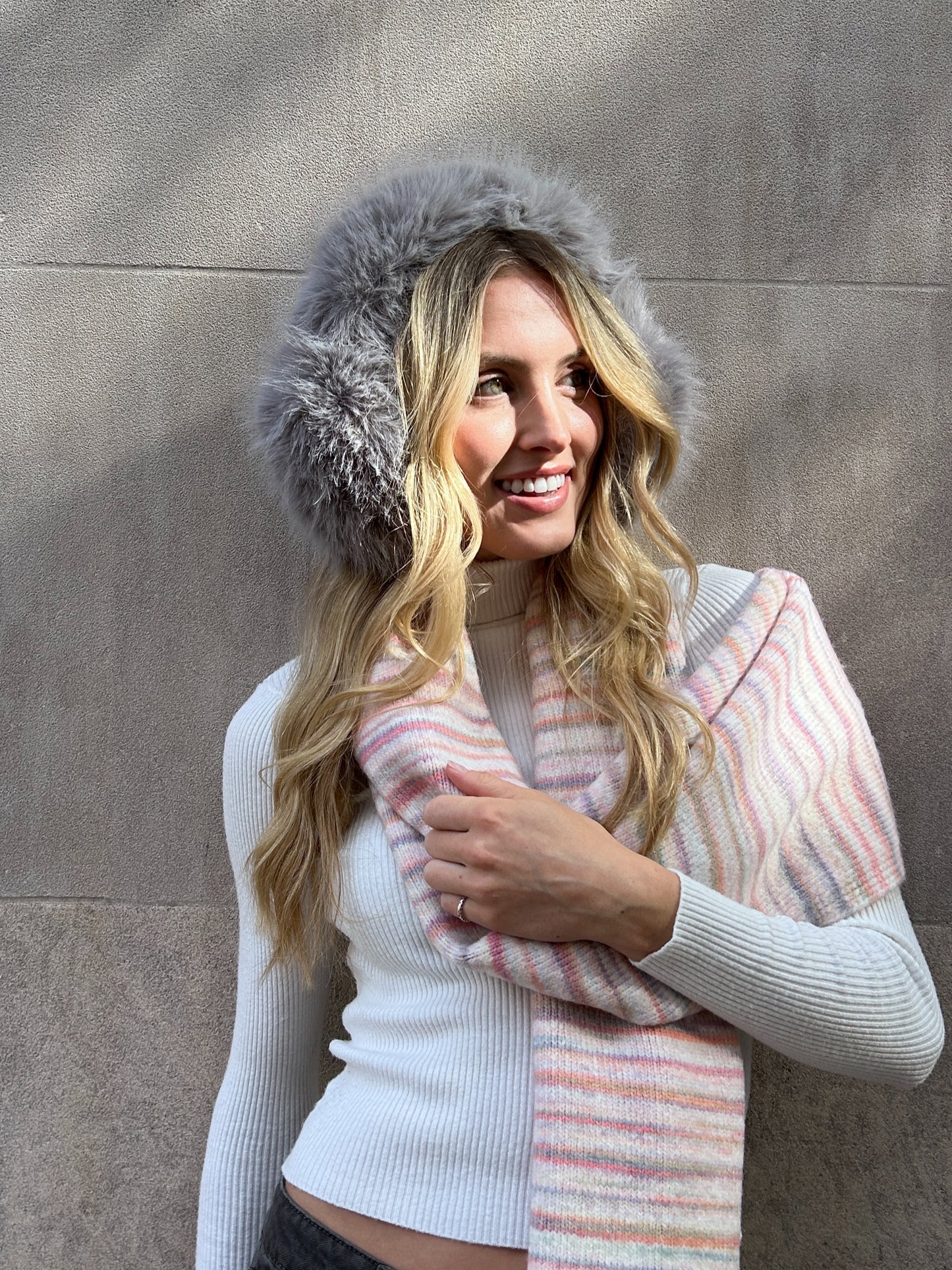 The Kush Earmuffs- Light Grey