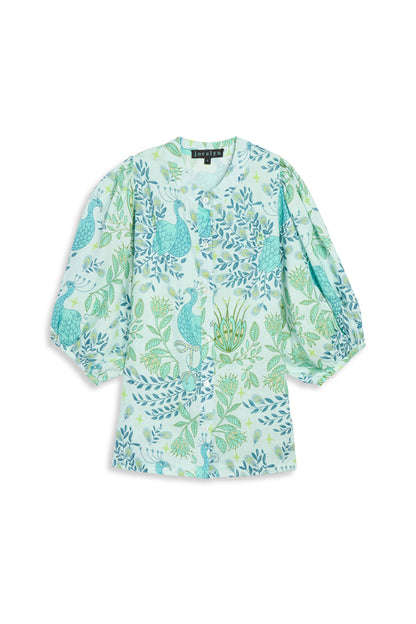 The Rosewood Chinoiserie Blouse