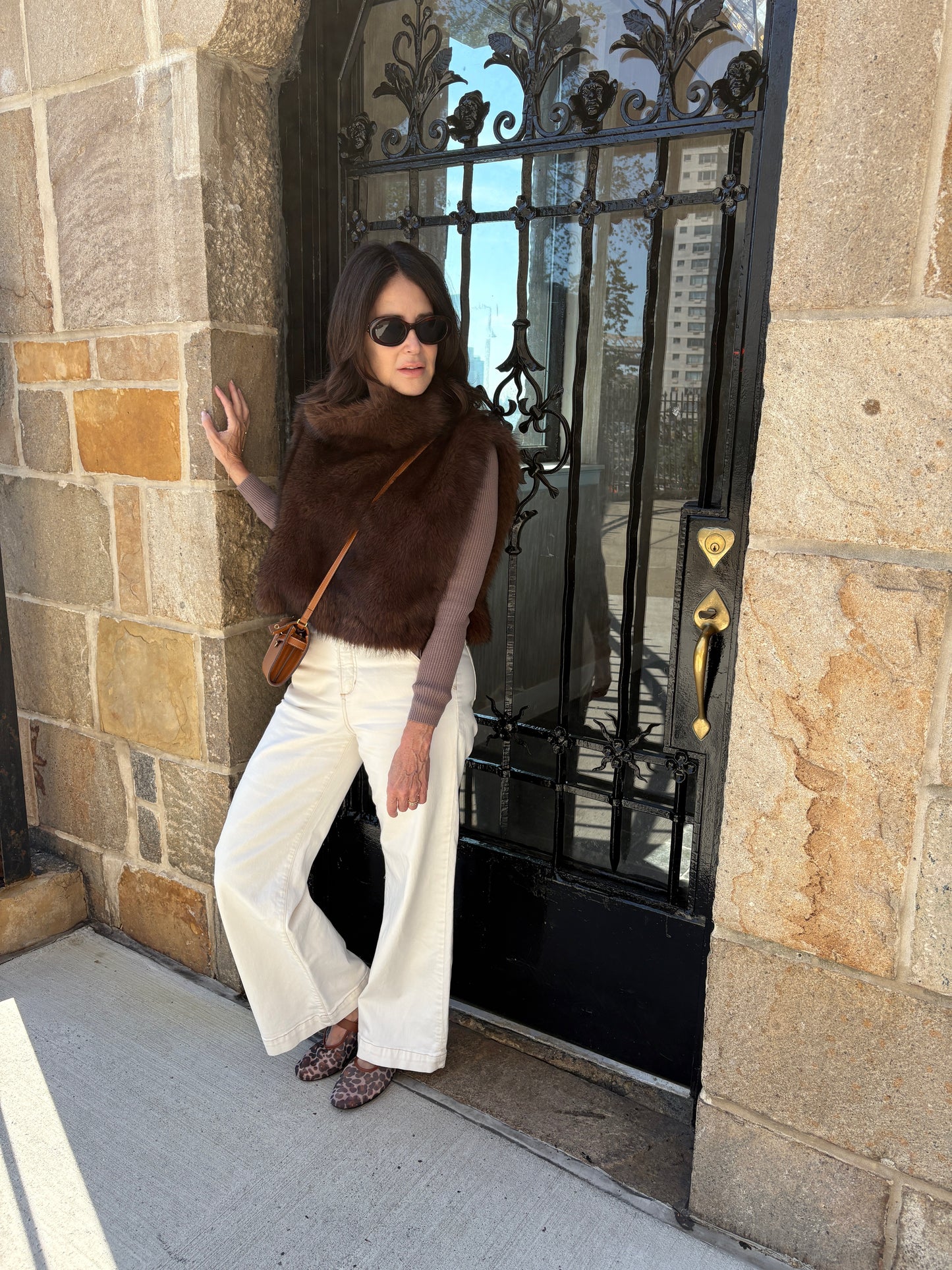 The Sabrina Chocolate Pullover Vest
