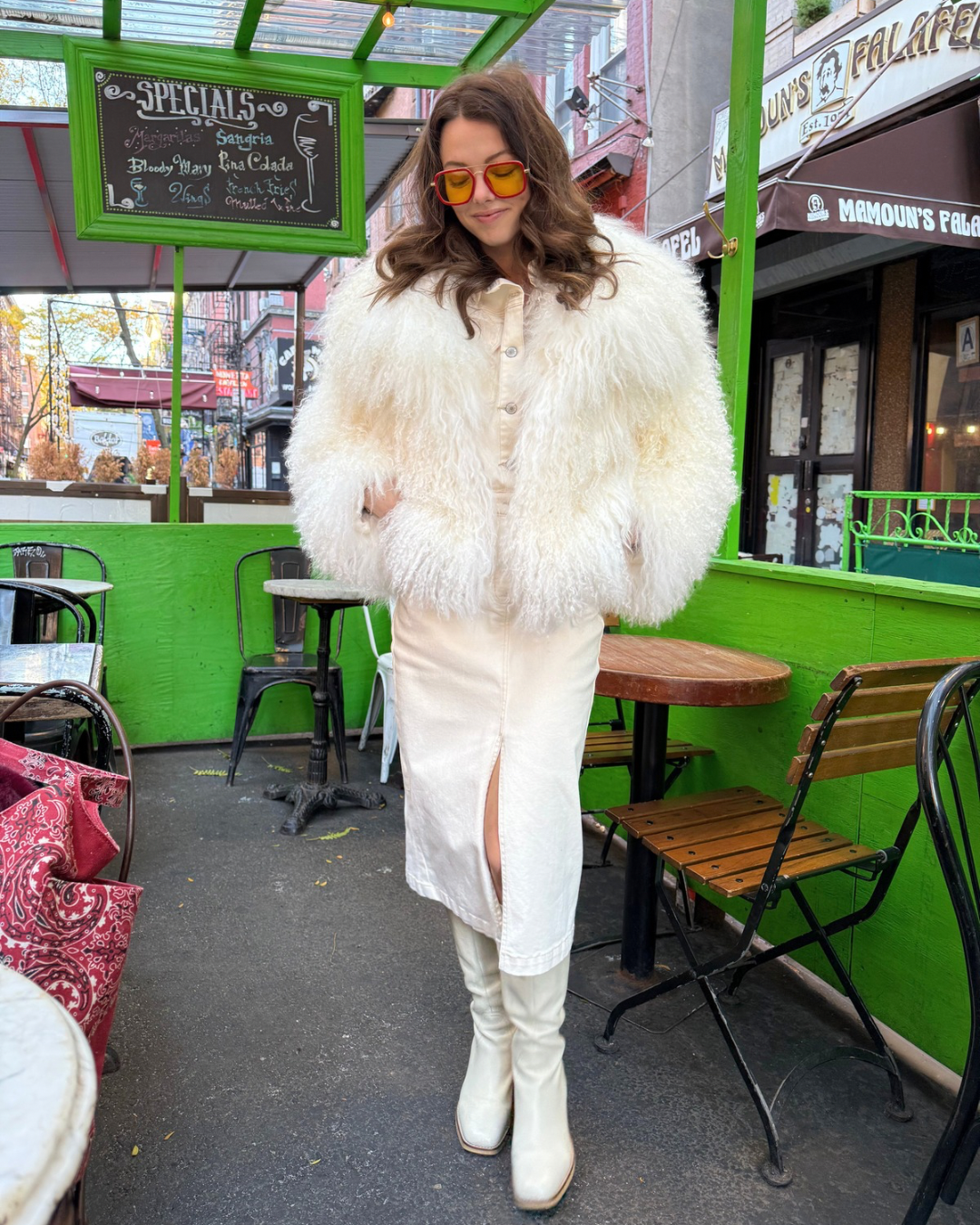 The Poppy Mongolian Lamb Jacket