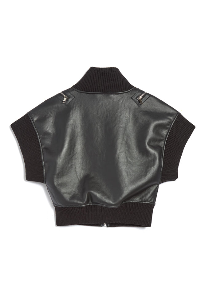 The Jill Bomber Vest Black