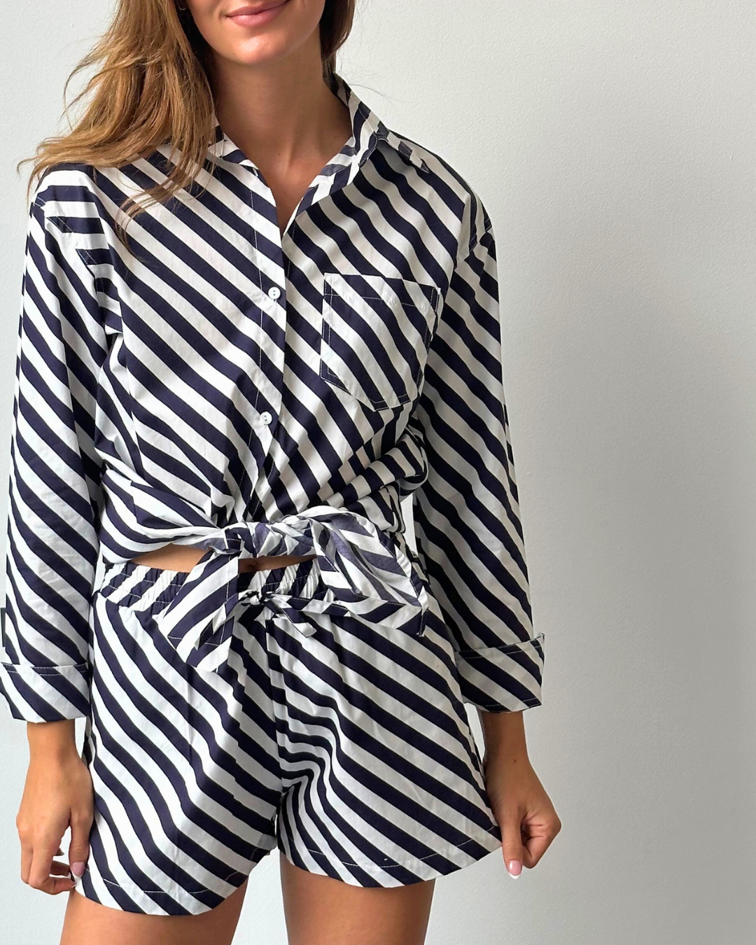 The St. Tropez Printed Stripe Shorts