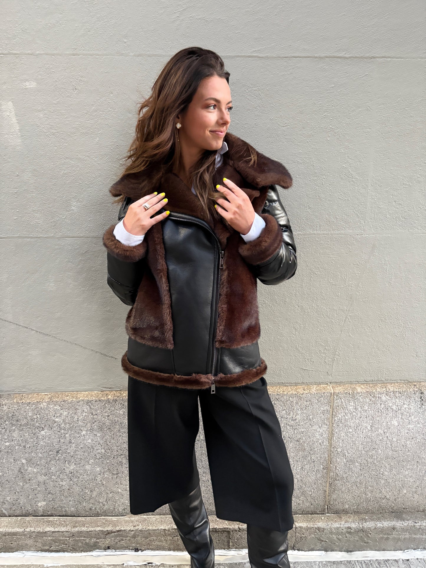 The Sedgwick Faux Mink Jacket