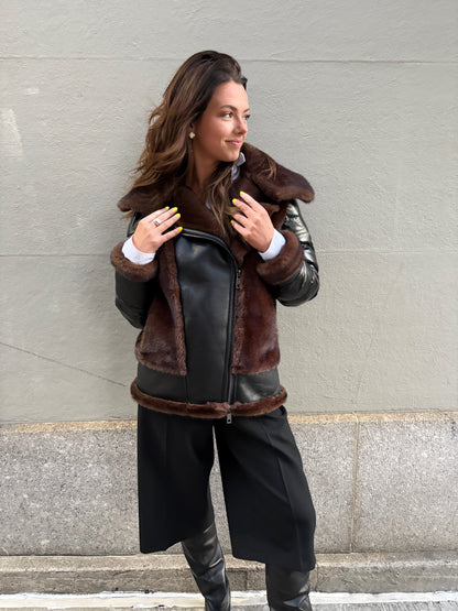The Sedgwick Faux Mink Jacket