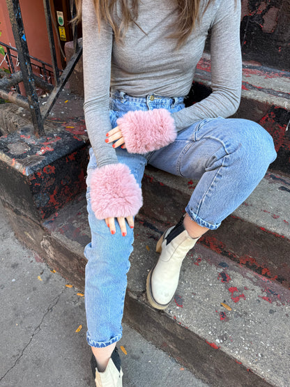 The Superfluff Mittens Blush