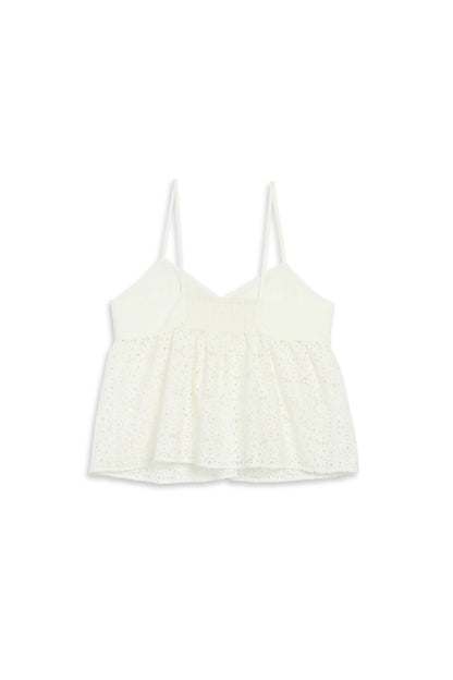 The Amagansett White Cami Top