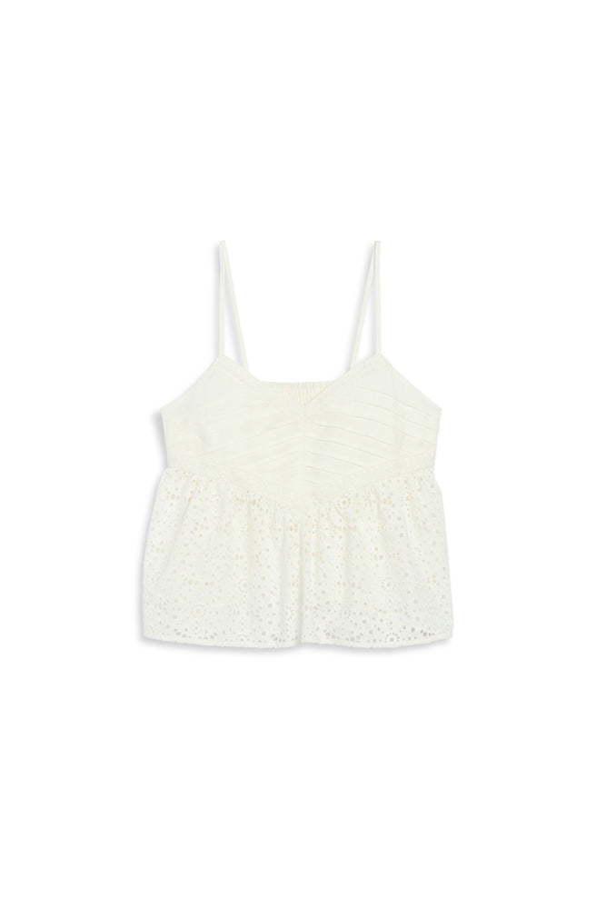 The Amagansett White Cami Top