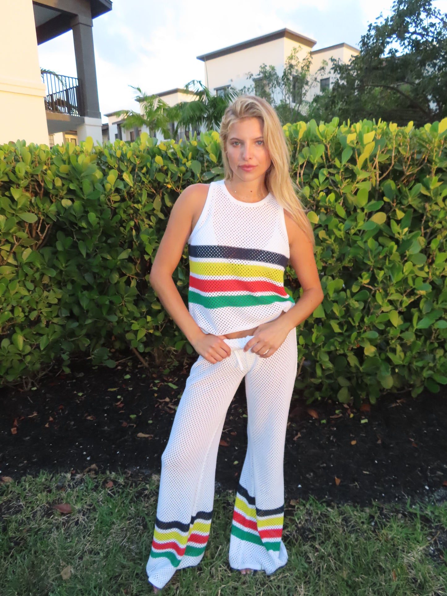 The Grenada Knit Striped Tank