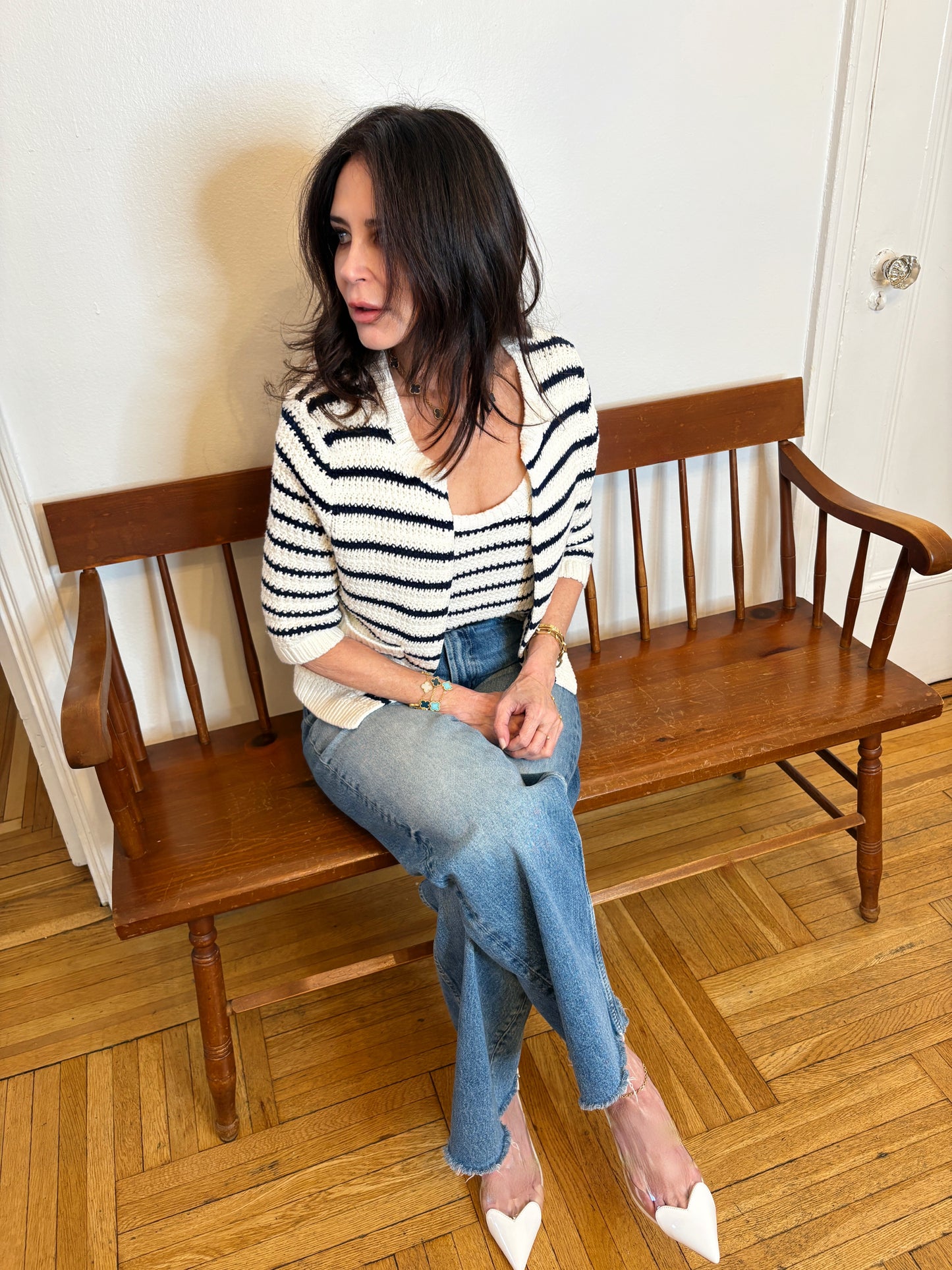Marina Knit Striped Tank