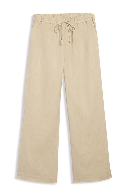 Water Mill Tan Linen Pants
