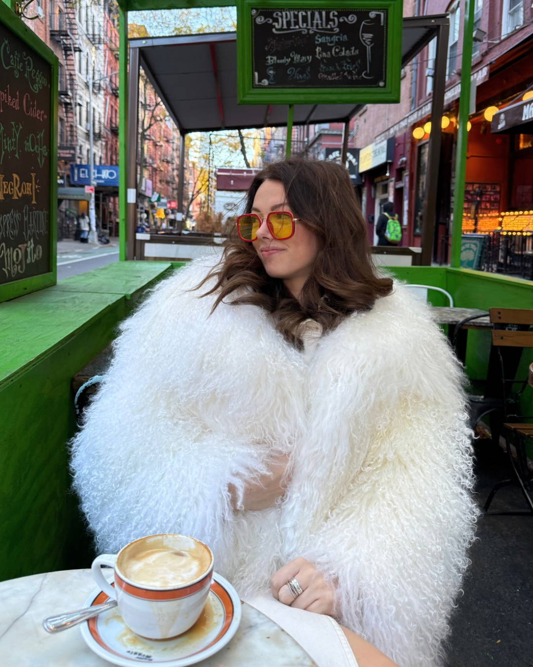 The Poppy Mongolian Lamb Jacket