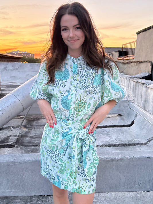 The Rosewood Chinoiserie Sarong Skirt