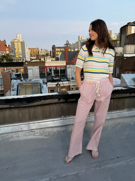 Sag Harbor Pink Beach Pants