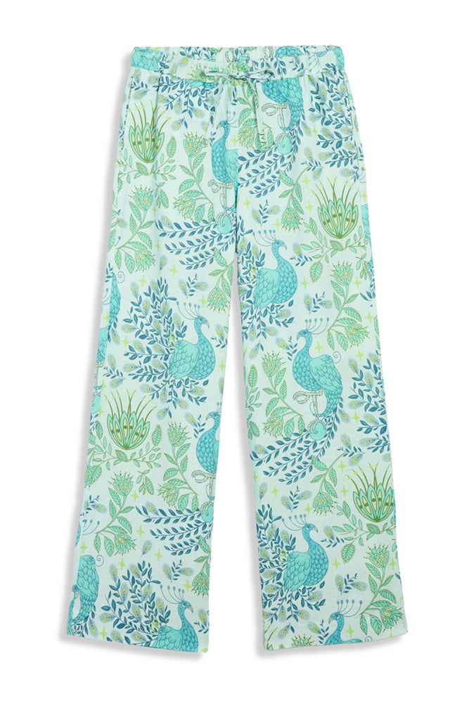The Rosewood Chinoiserie Print Pants