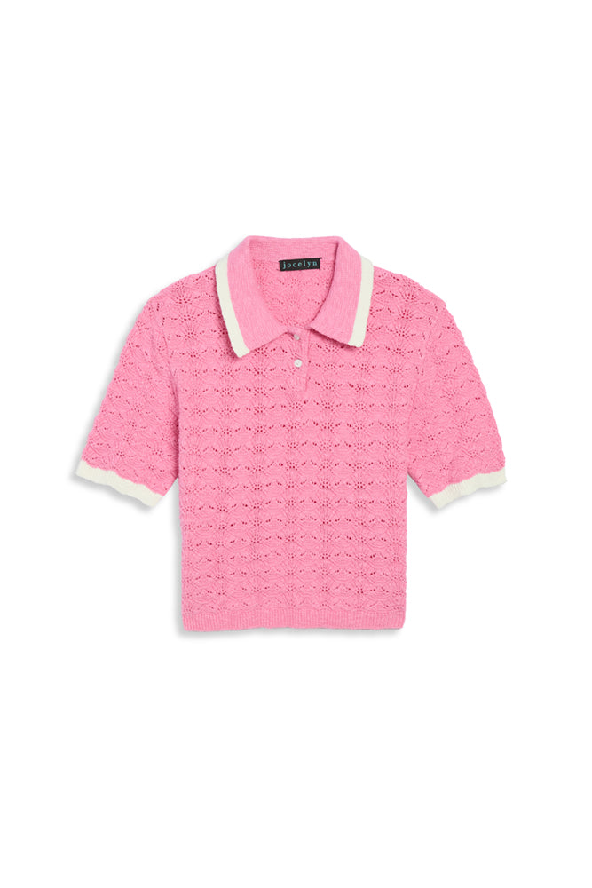 Palm Beach Polo Top Pink