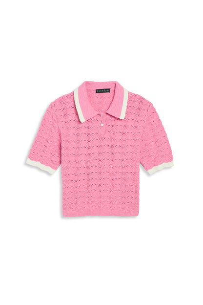 Palm Beach Polo Top Pink